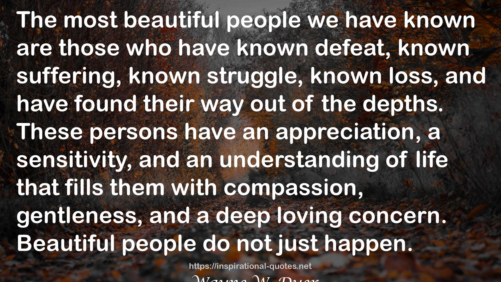 beautiful people  QUOTES