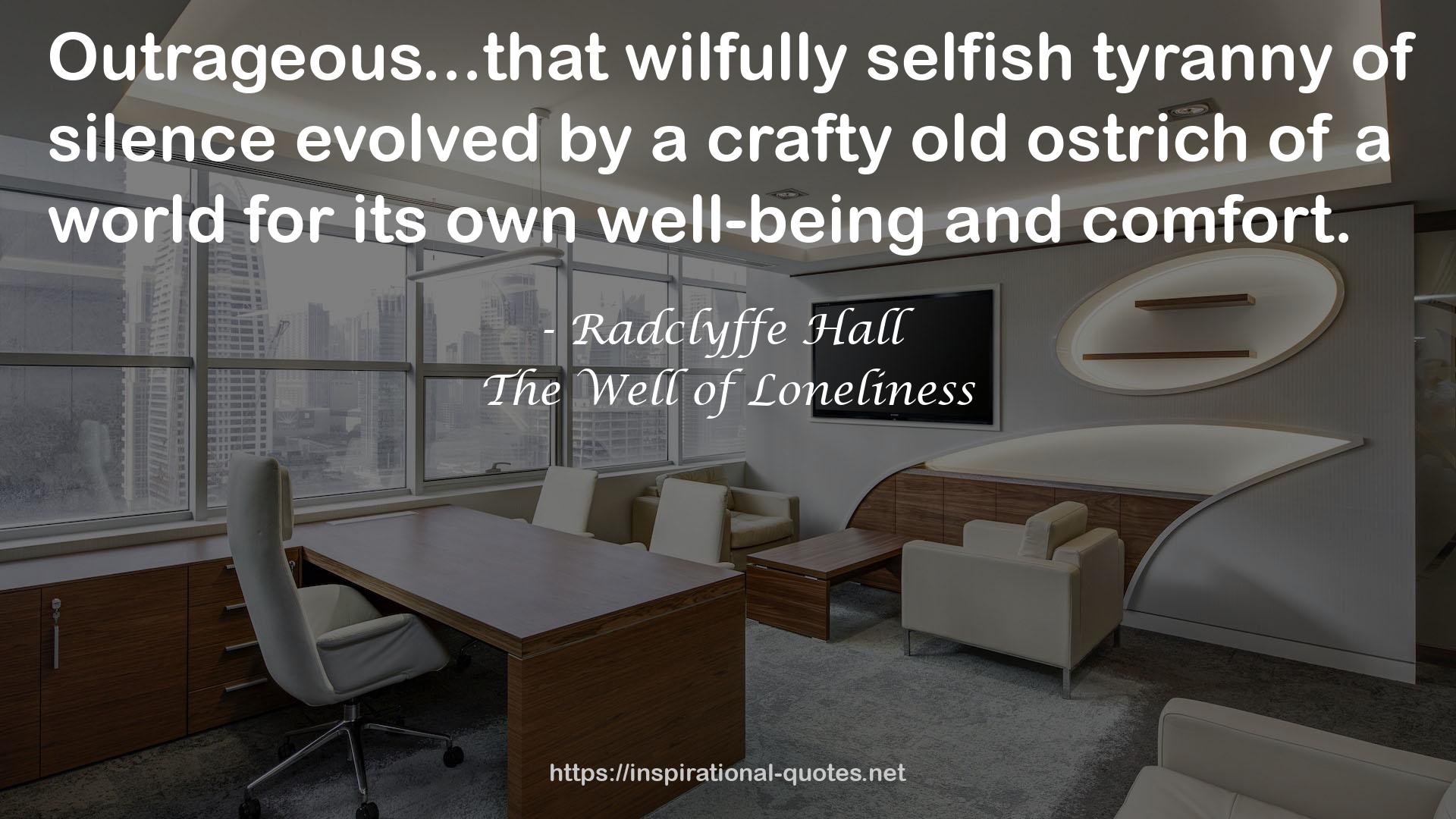 Radclyffe Hall QUOTES