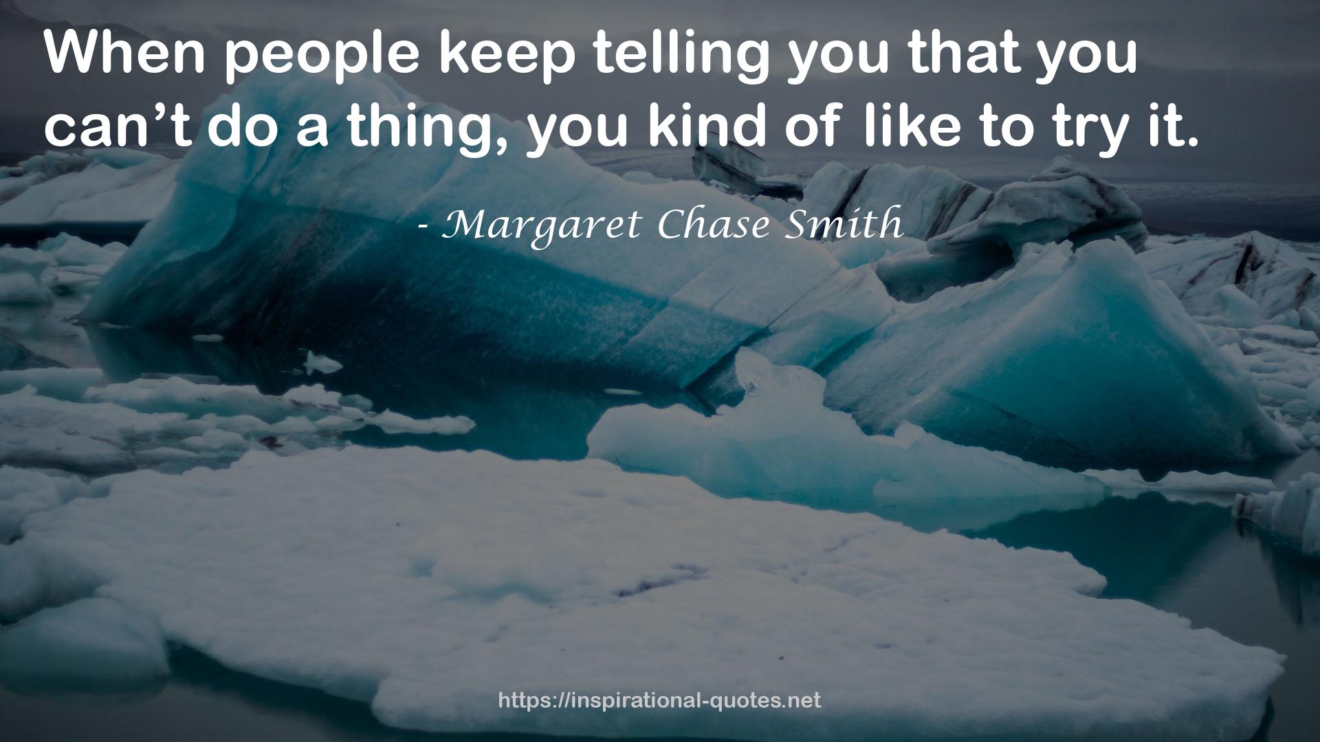 Margaret Chase Smith QUOTES