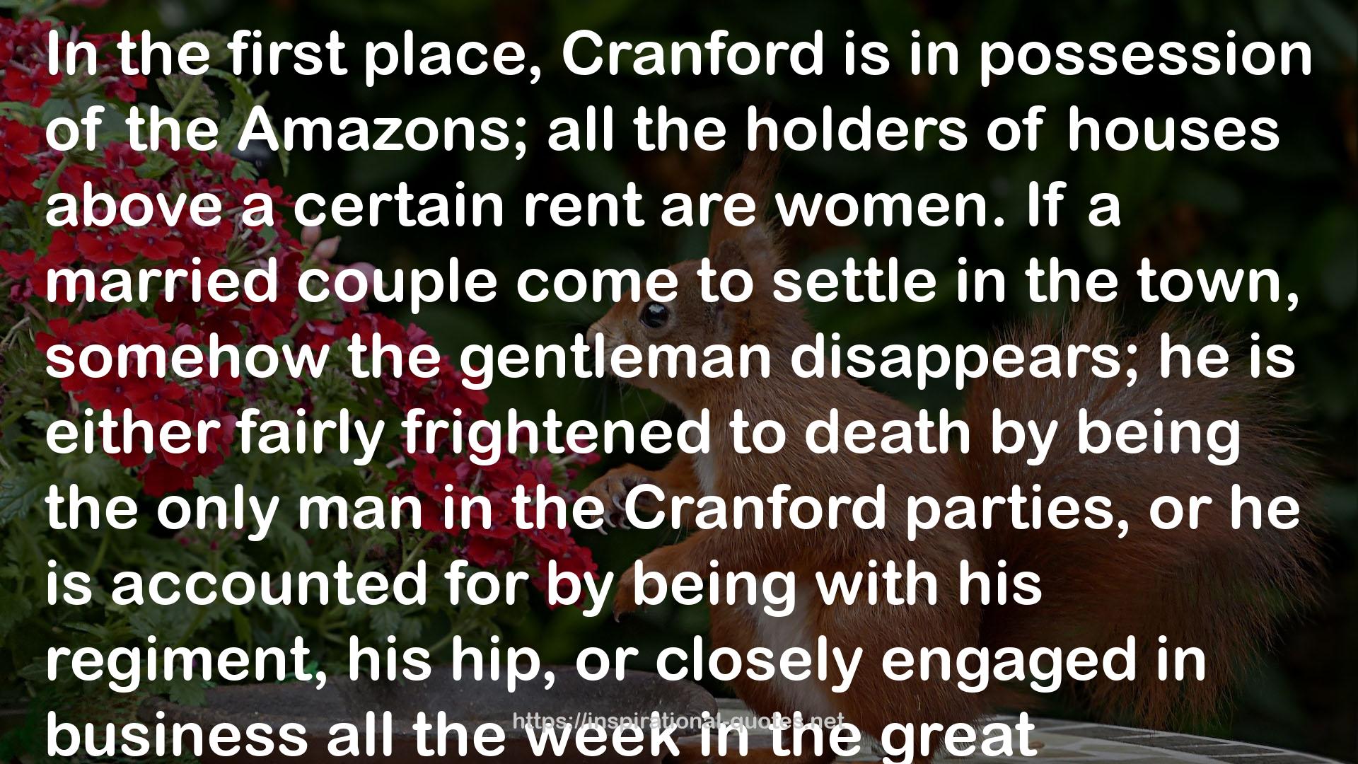 Cranford  QUOTES