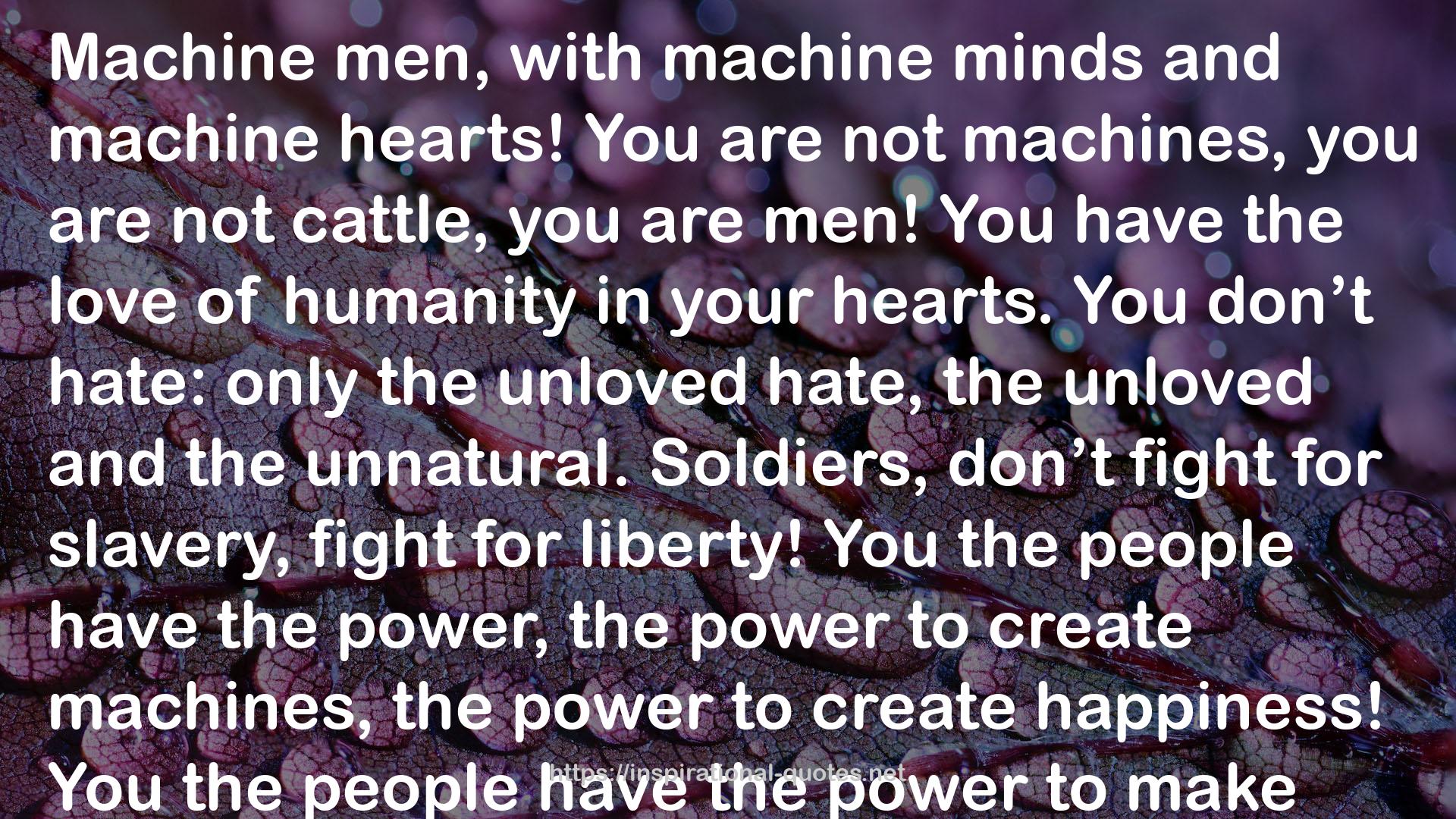 machine minds  QUOTES