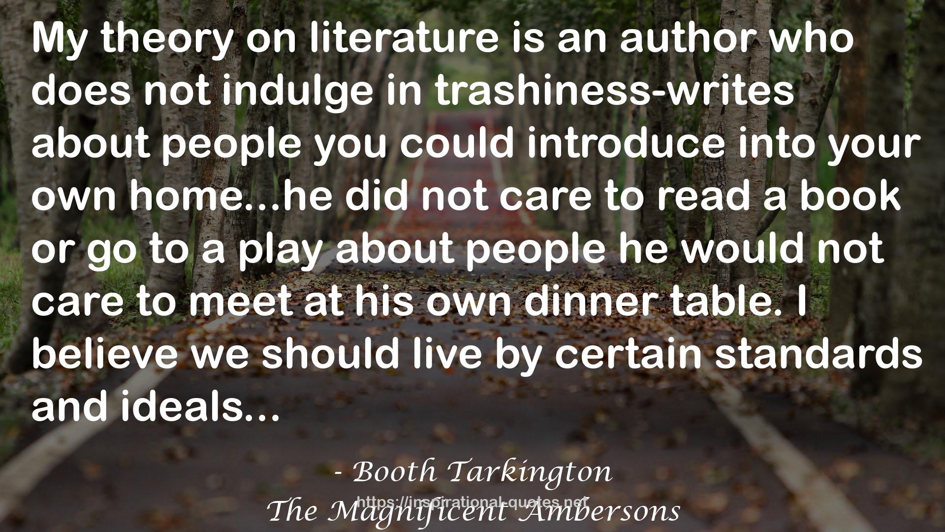 Booth Tarkington QUOTES