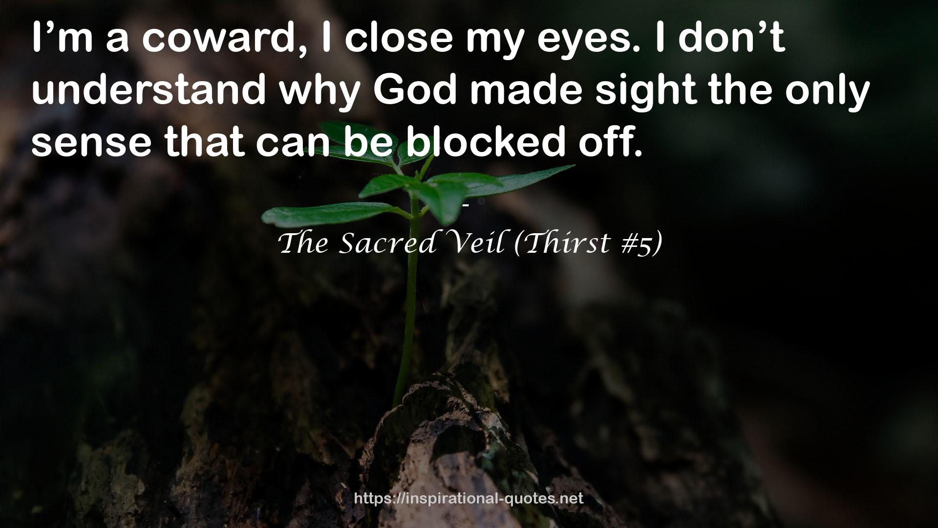The Sacred Veil (Thirst #5) QUOTES