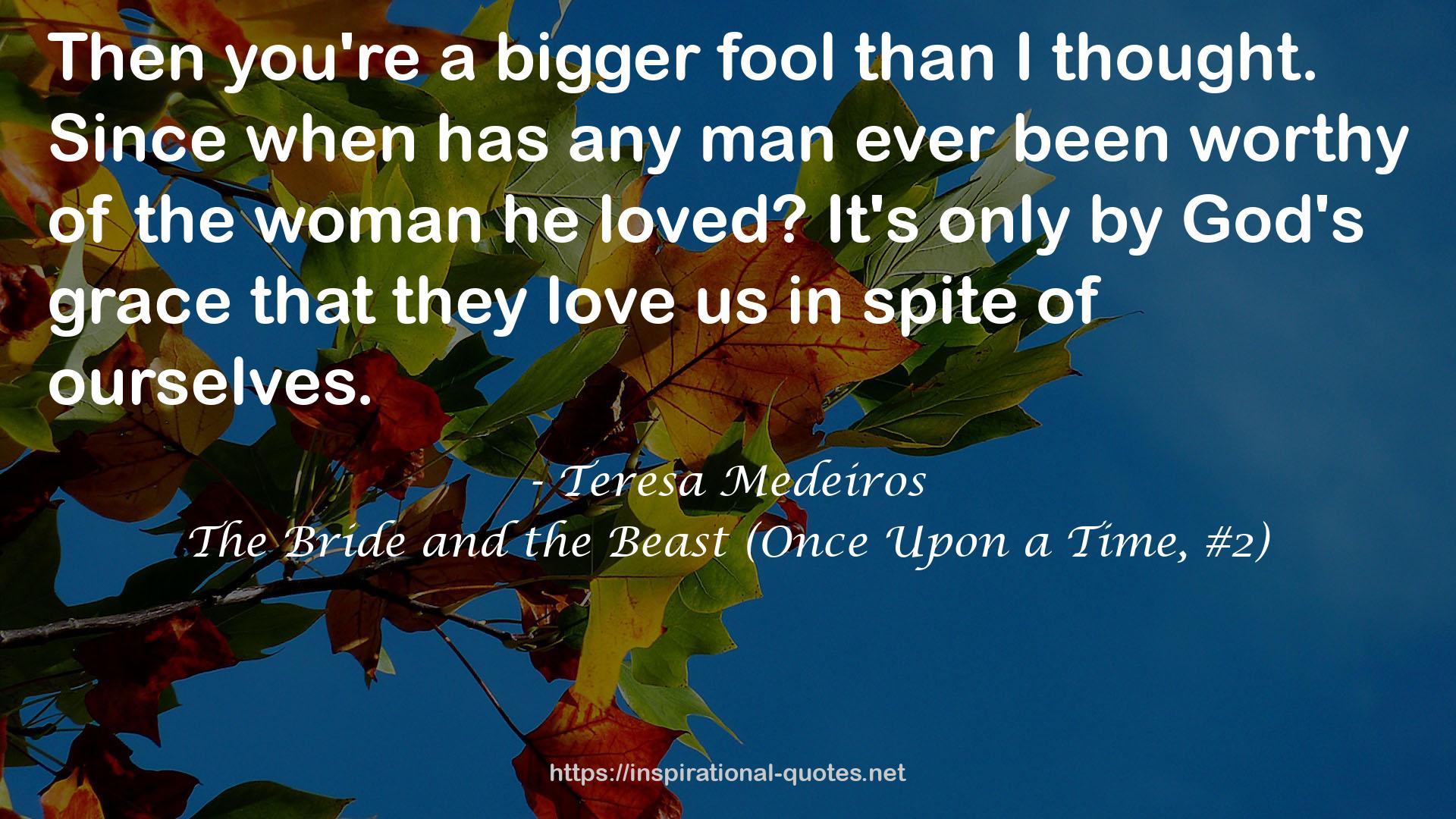 The Bride and the Beast (Once Upon a Time, #2) QUOTES