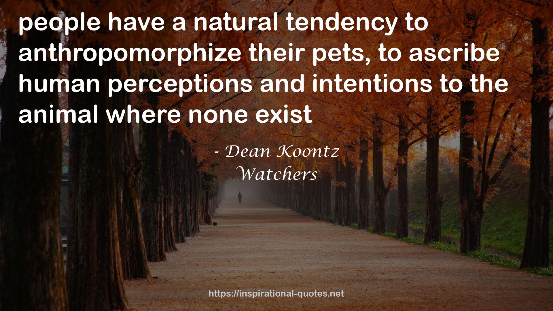 a natural tendency  QUOTES