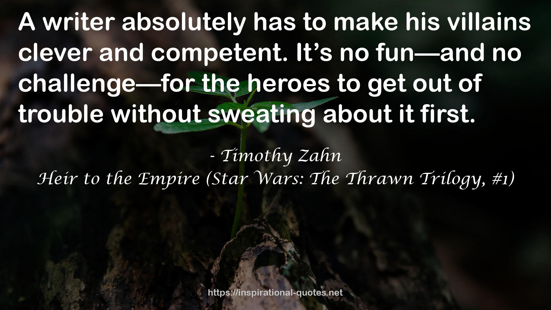 Timothy Zahn QUOTES