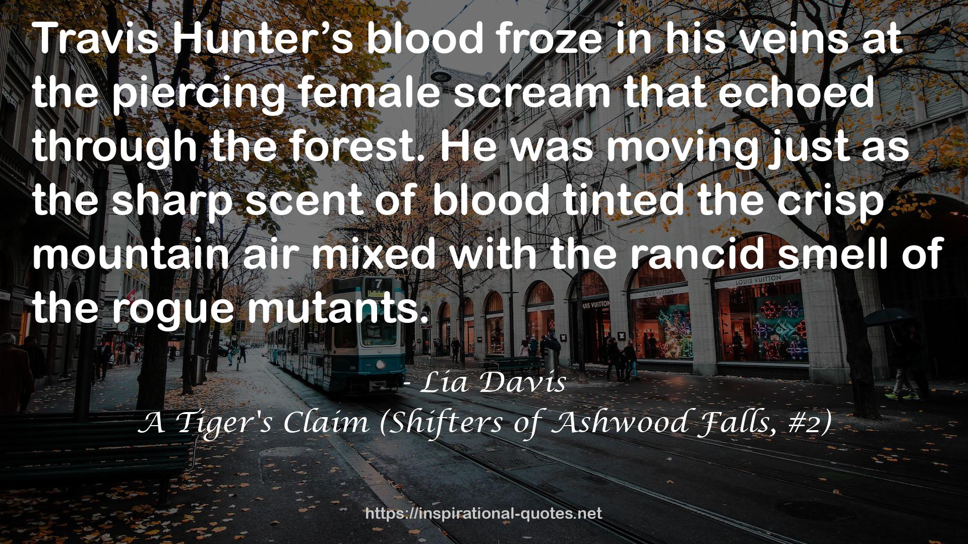 A Tiger's Claim (Shifters of Ashwood Falls, #2) QUOTES