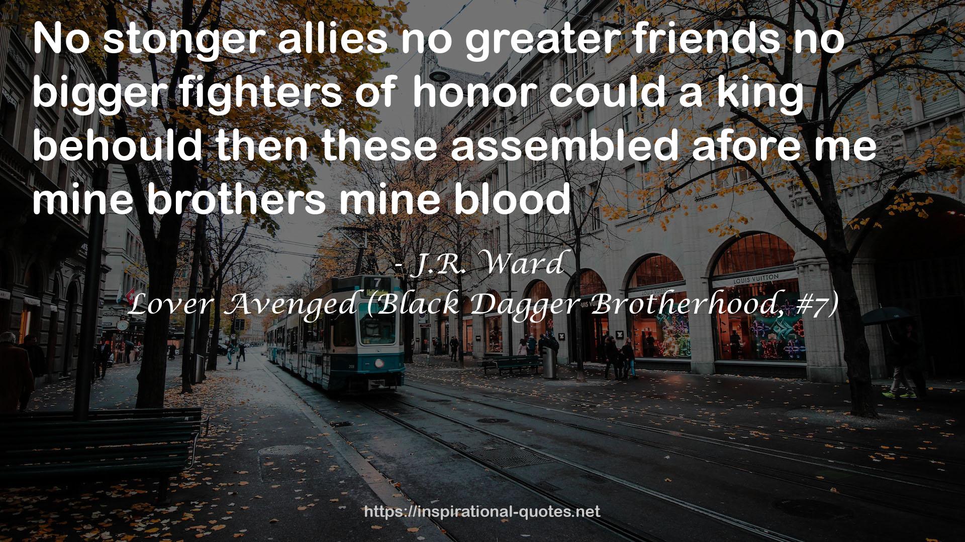 Lover Avenged (Black Dagger Brotherhood, #7) QUOTES