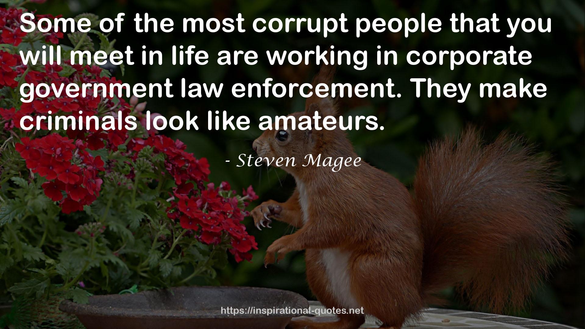 the most corrupt people  QUOTES