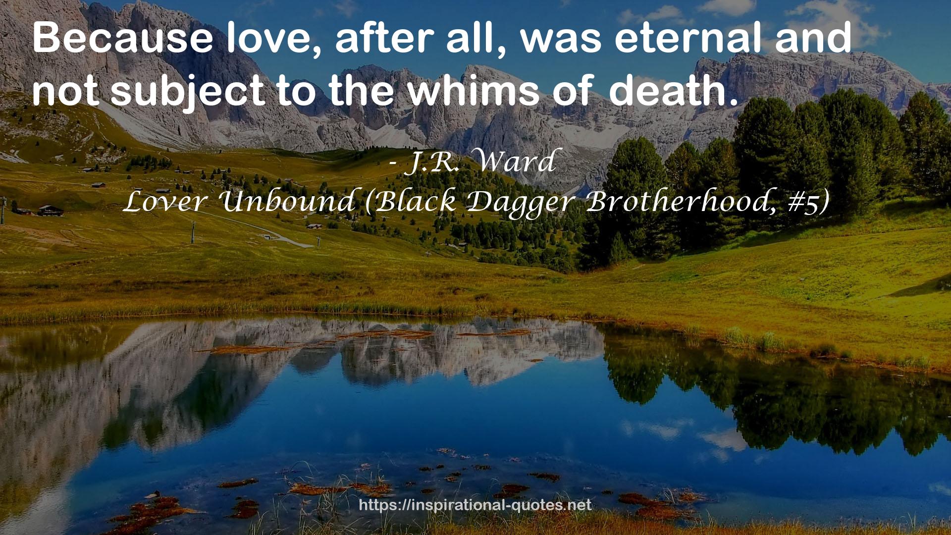 Lover Unbound (Black Dagger Brotherhood, #5) QUOTES