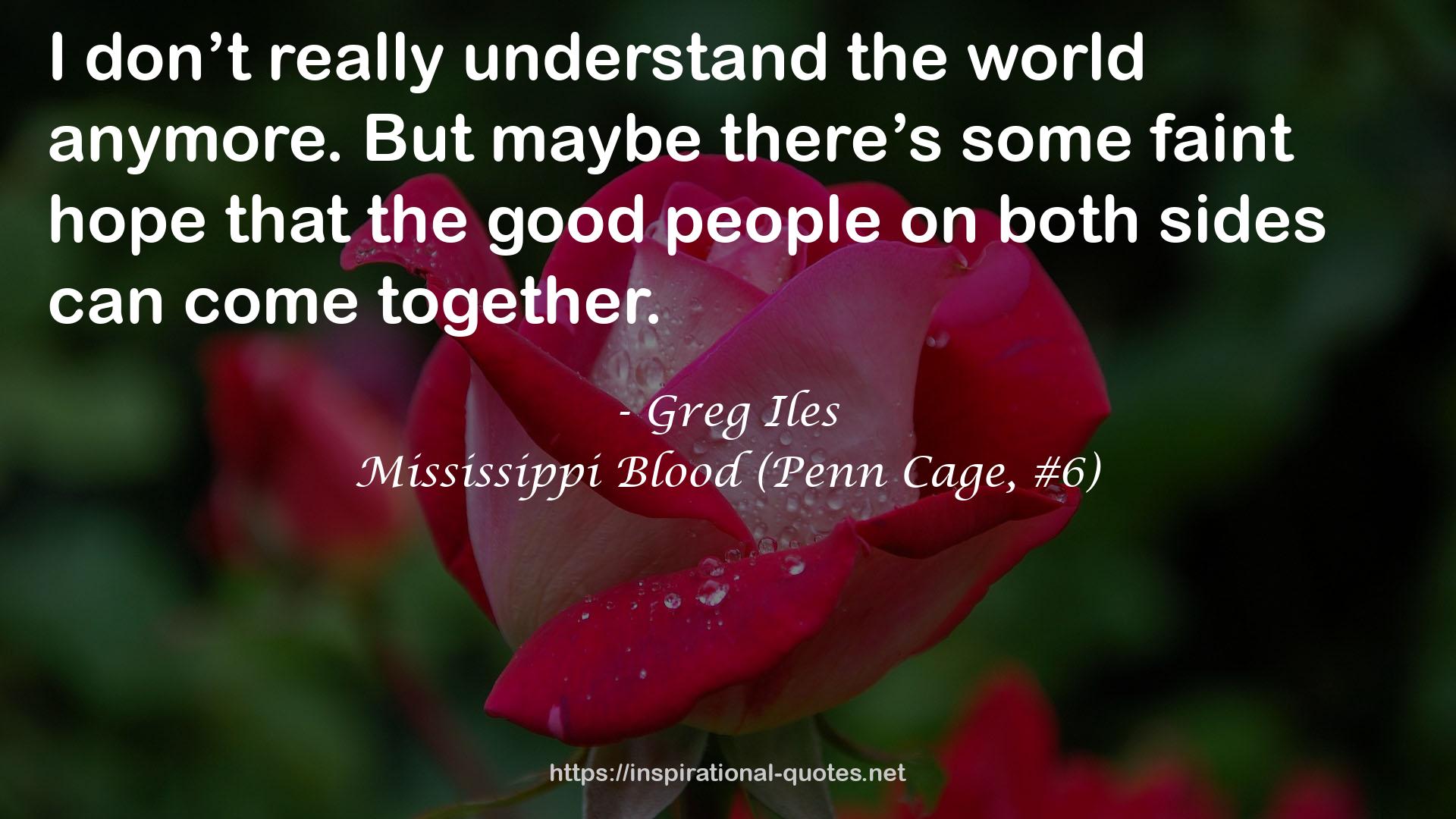 Mississippi Blood (Penn Cage, #6) QUOTES