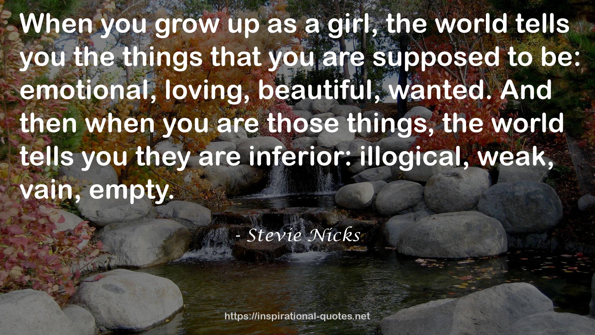 Stevie Nicks QUOTES