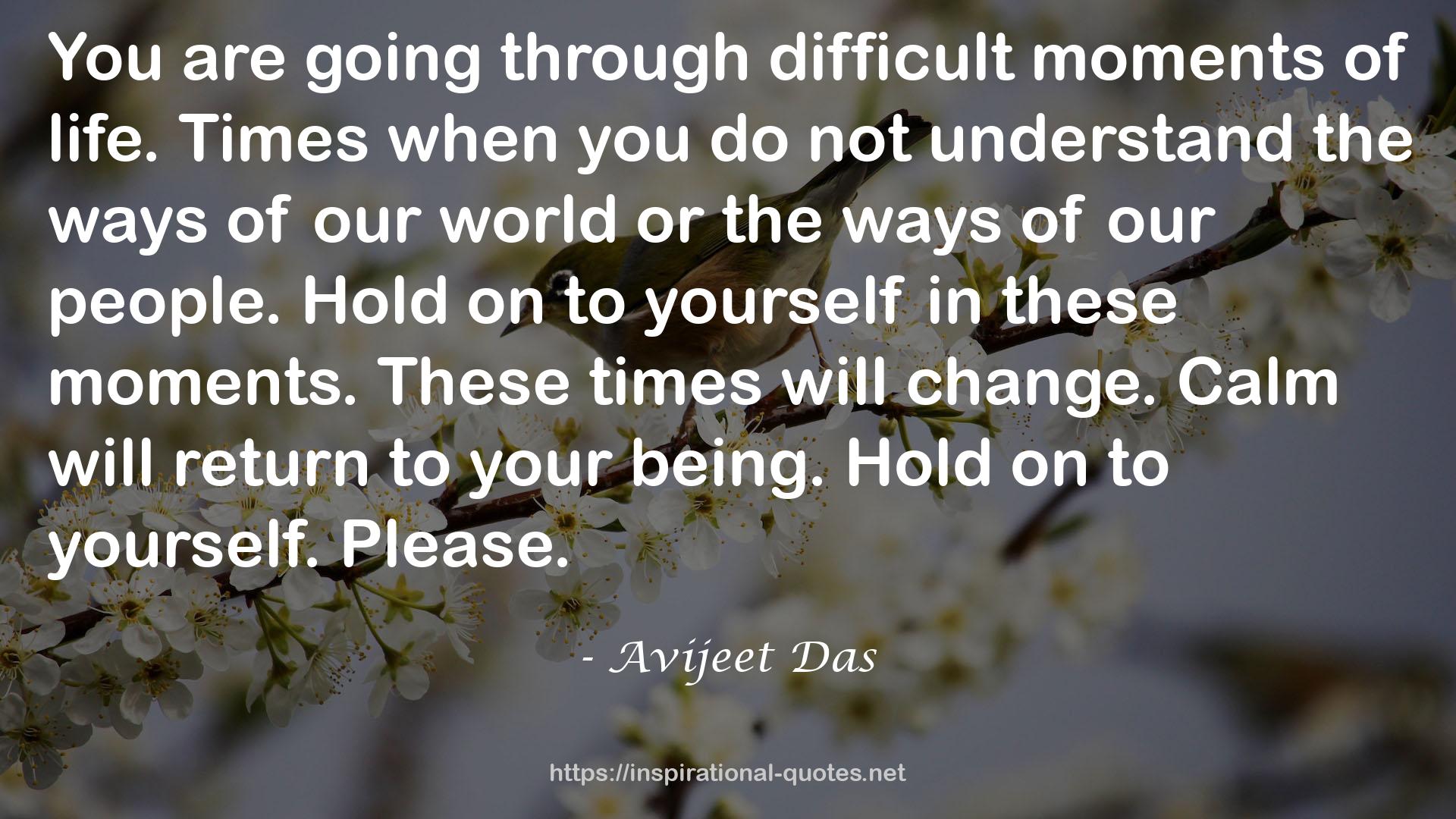 difficult moments  QUOTES