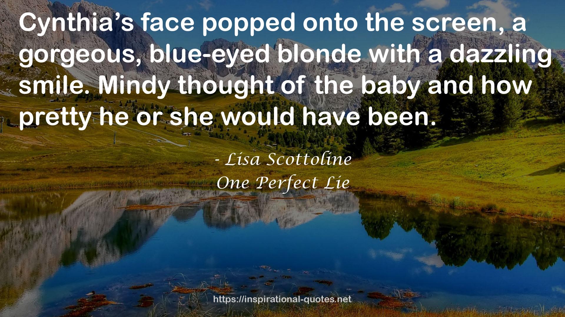 One Perfect Lie QUOTES