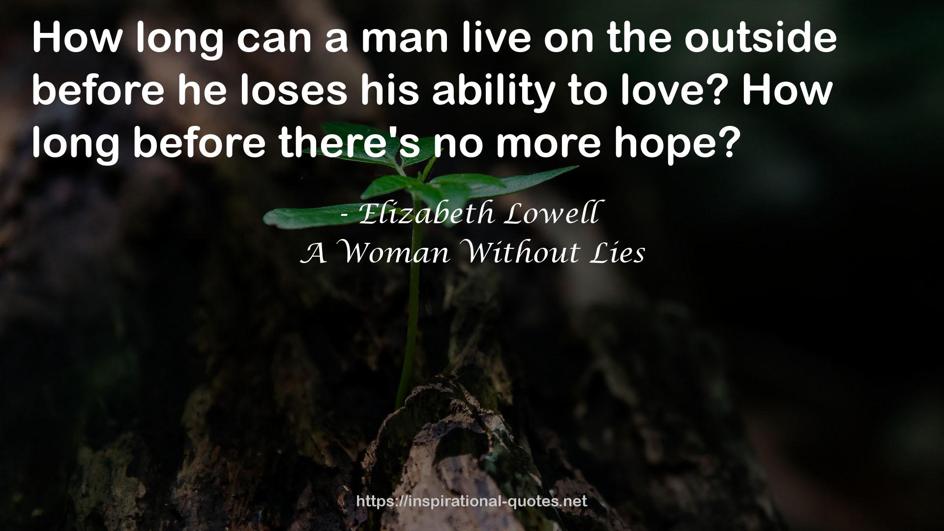 A Woman Without Lies QUOTES