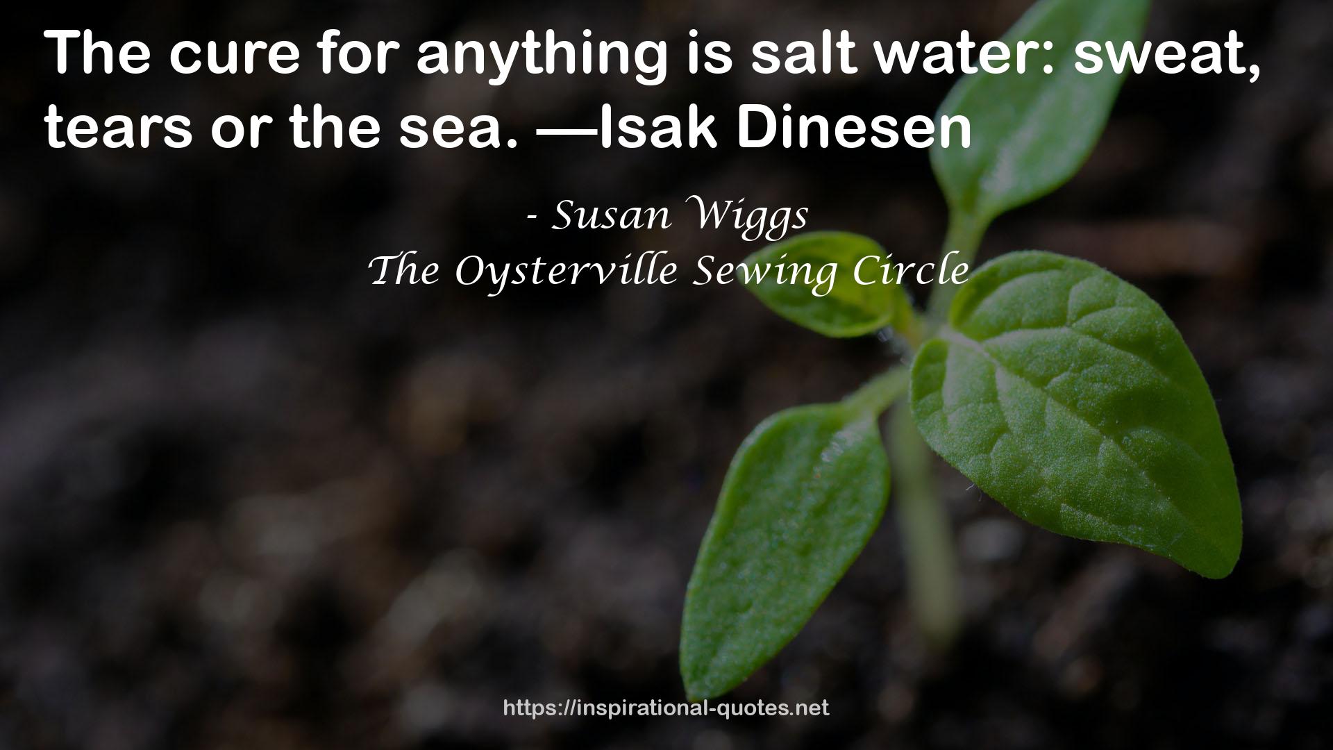 The Oysterville Sewing Circle QUOTES