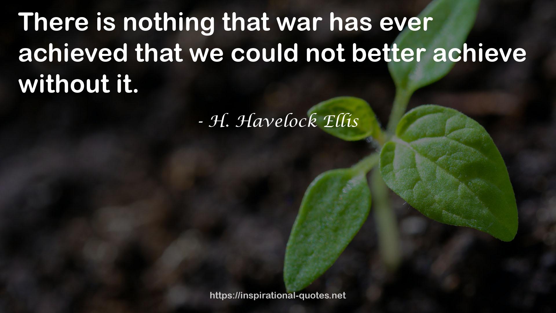 H. Havelock Ellis QUOTES