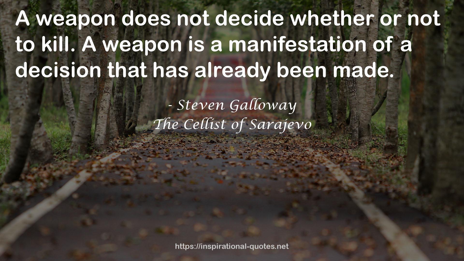 Steven Galloway QUOTES