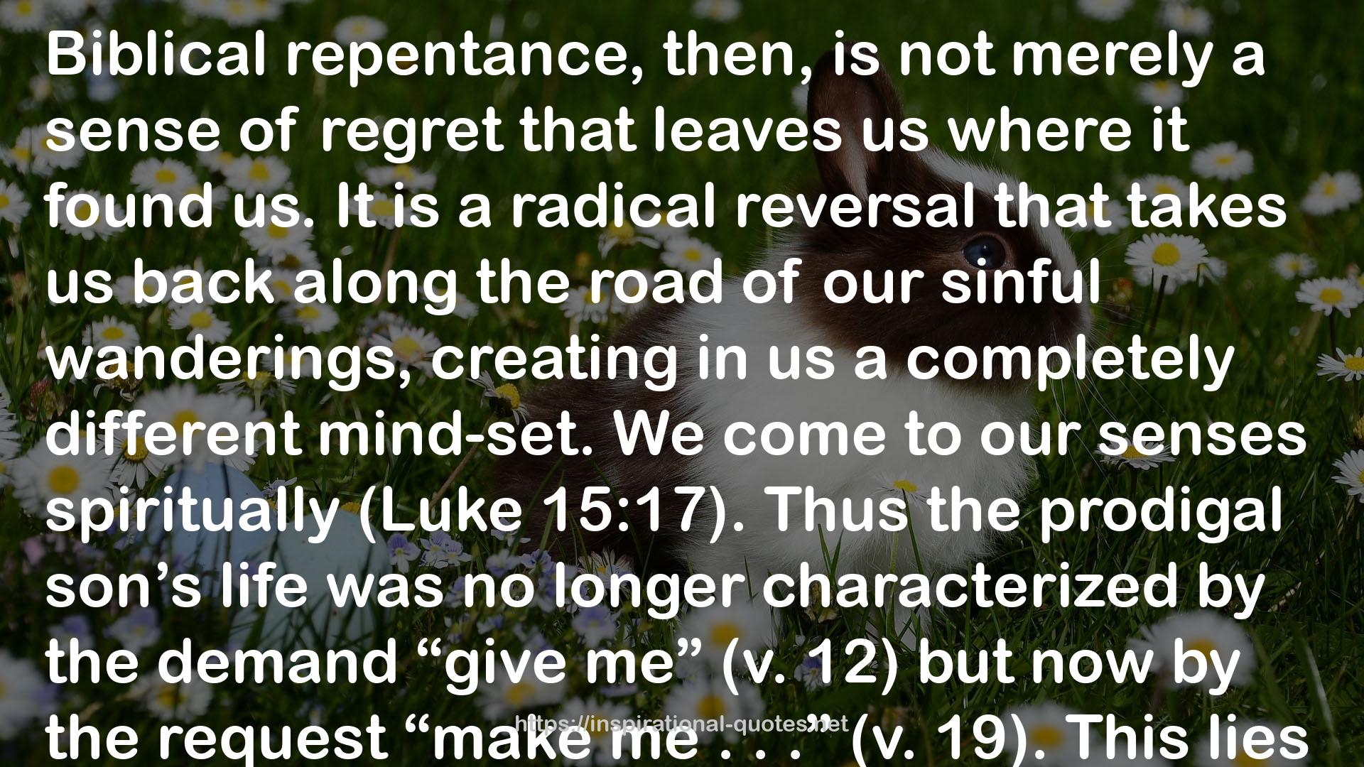 The Grace of Repentance (Today's Issues (Wheaton, Ill.).) QUOTES