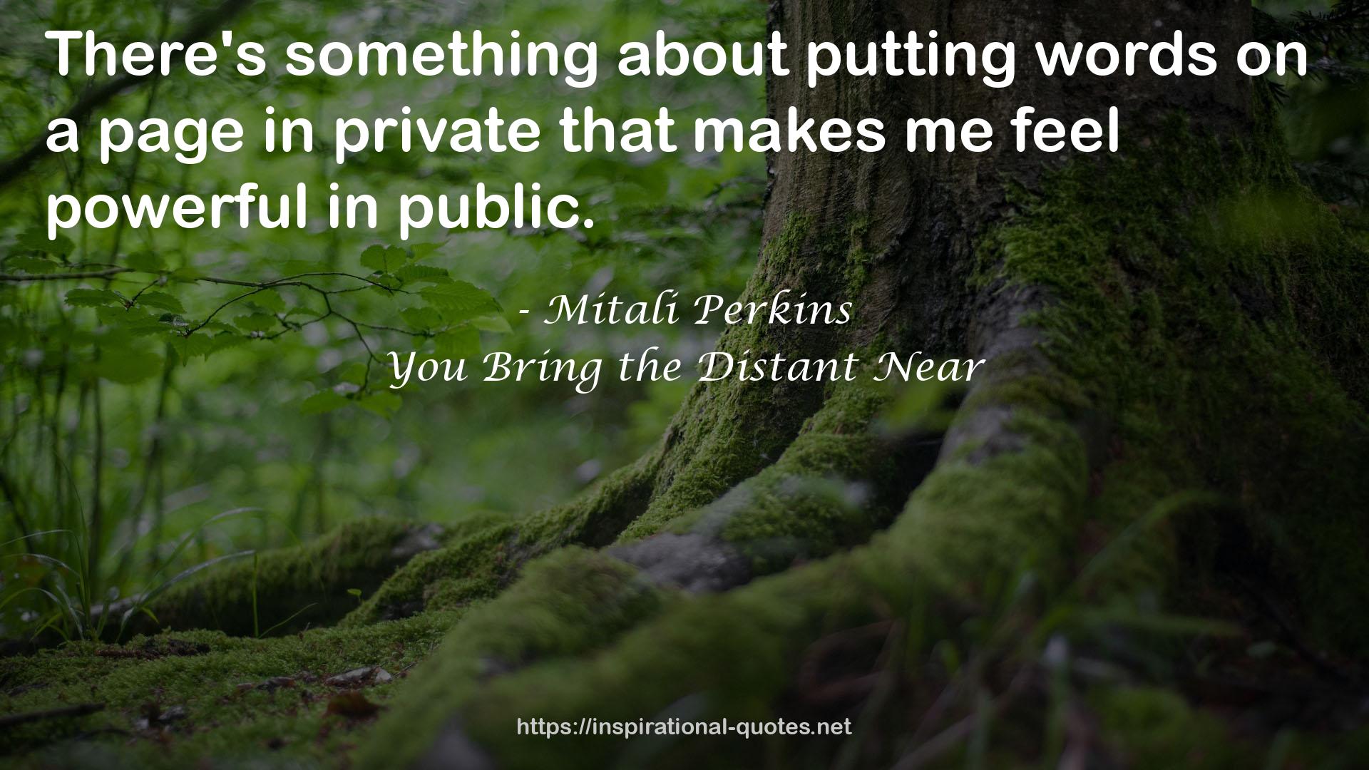 Mitali Perkins QUOTES