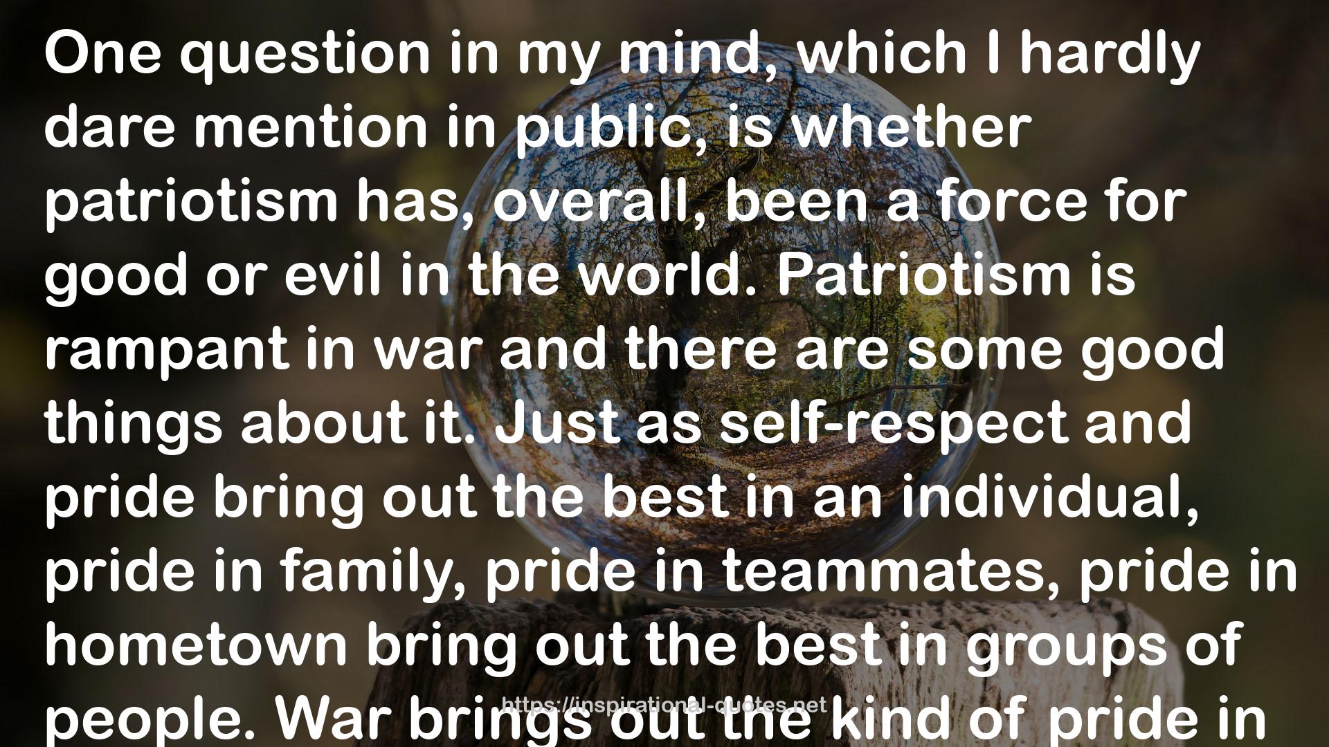 My War QUOTES