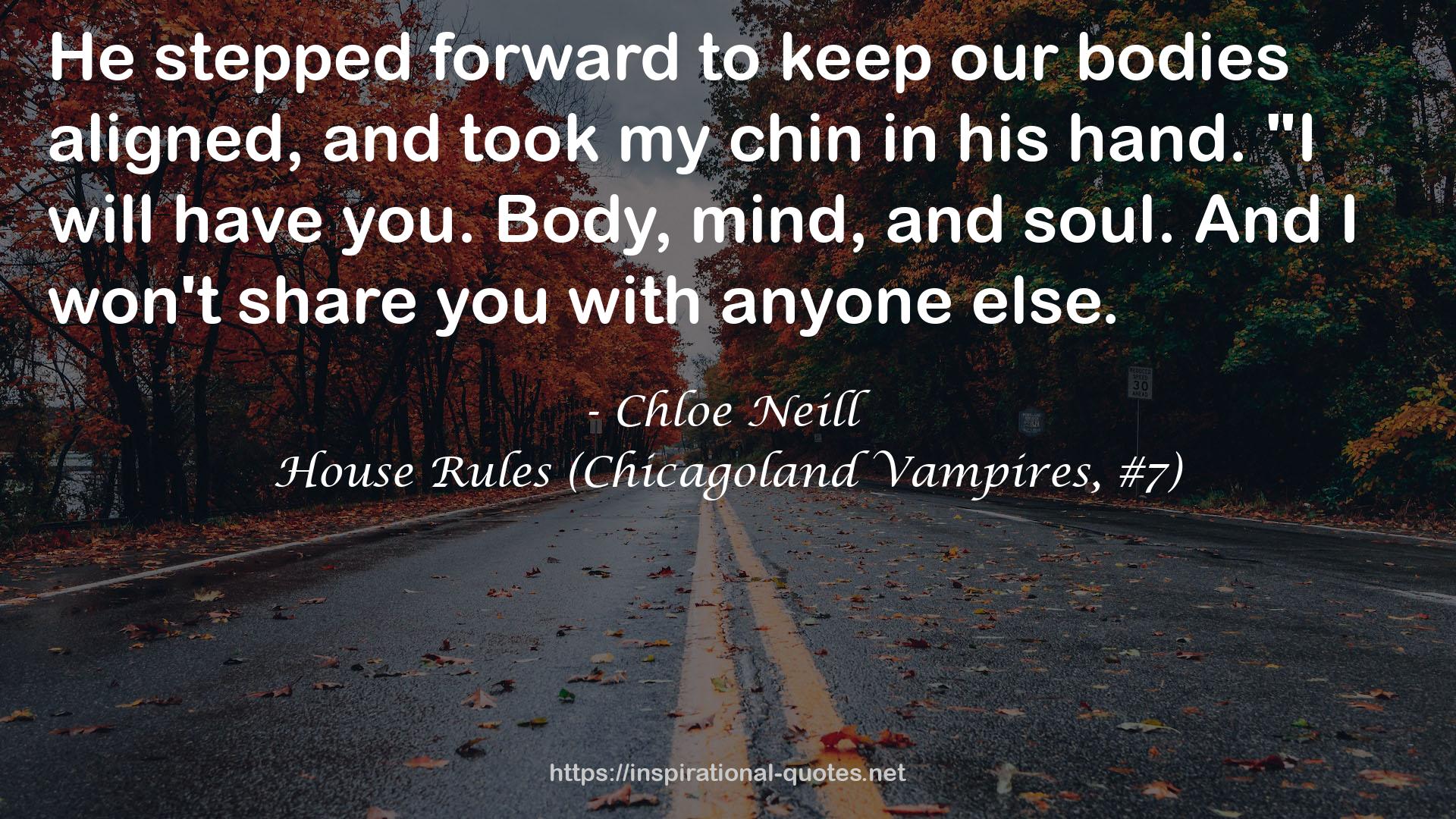 House Rules (Chicagoland Vampires, #7) QUOTES