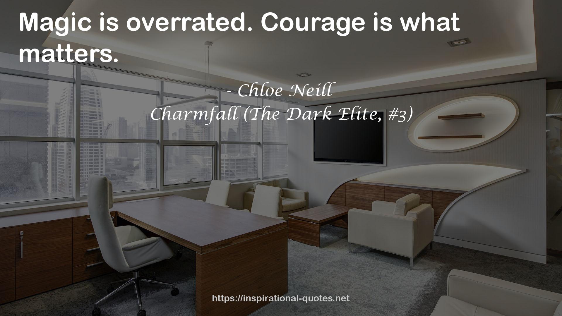 Charmfall (The Dark Elite, #3) QUOTES