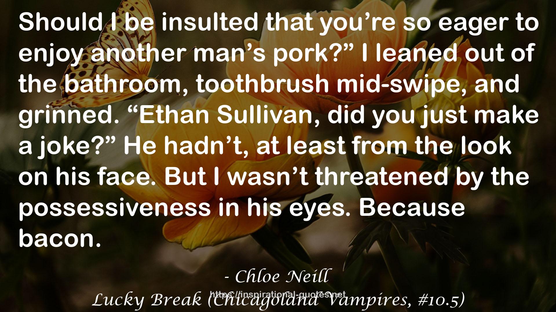 Lucky Break (Chicagoland Vampires, #10.5) QUOTES