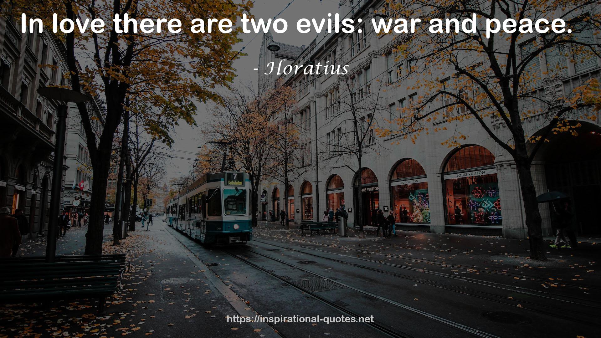 two evils  QUOTES