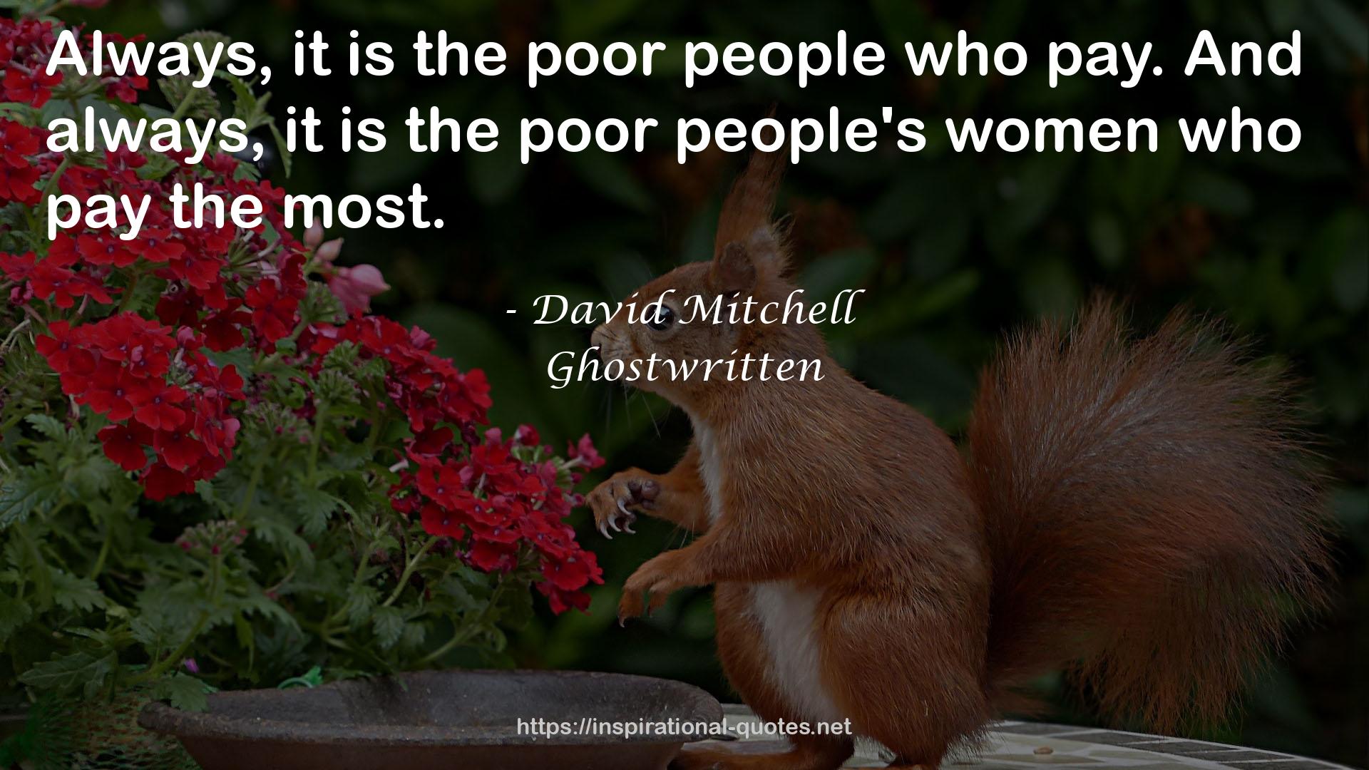 the poor people  QUOTES