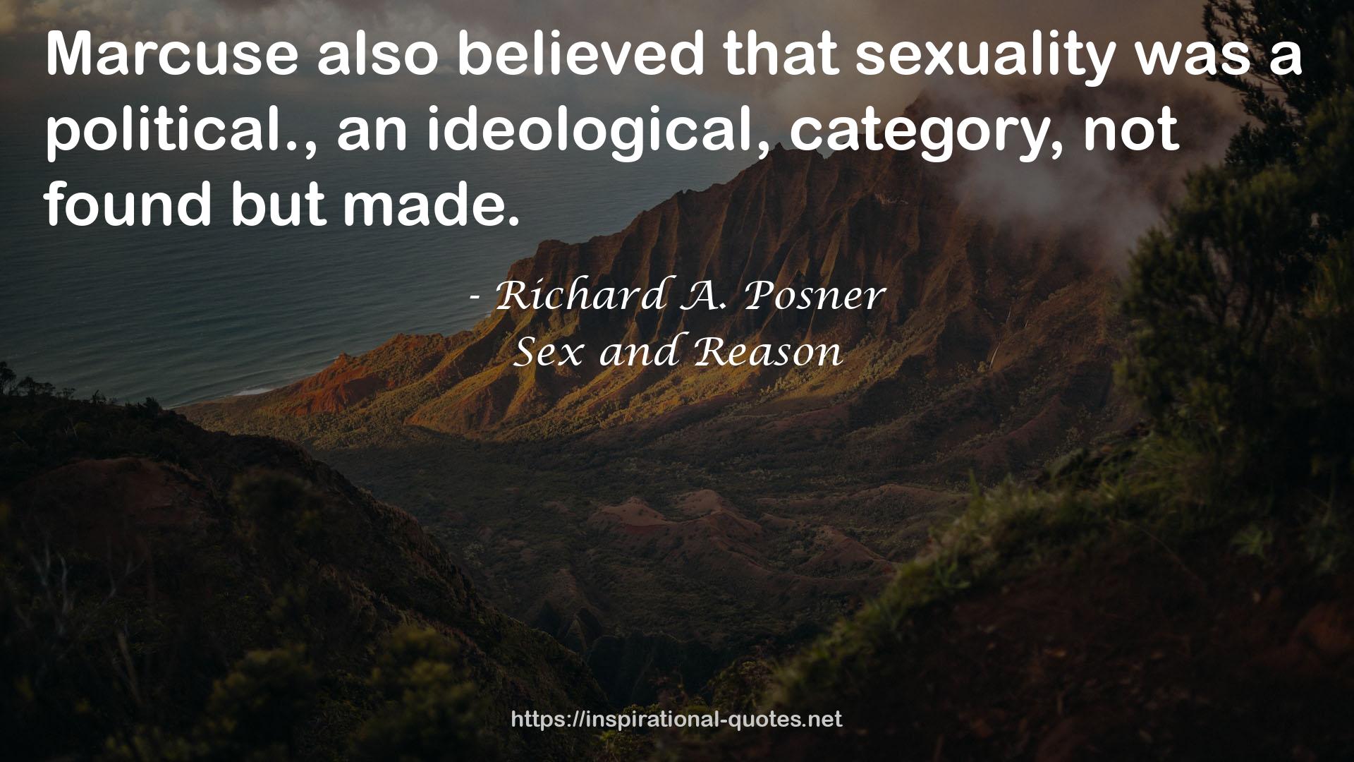 Sex and Reason QUOTES