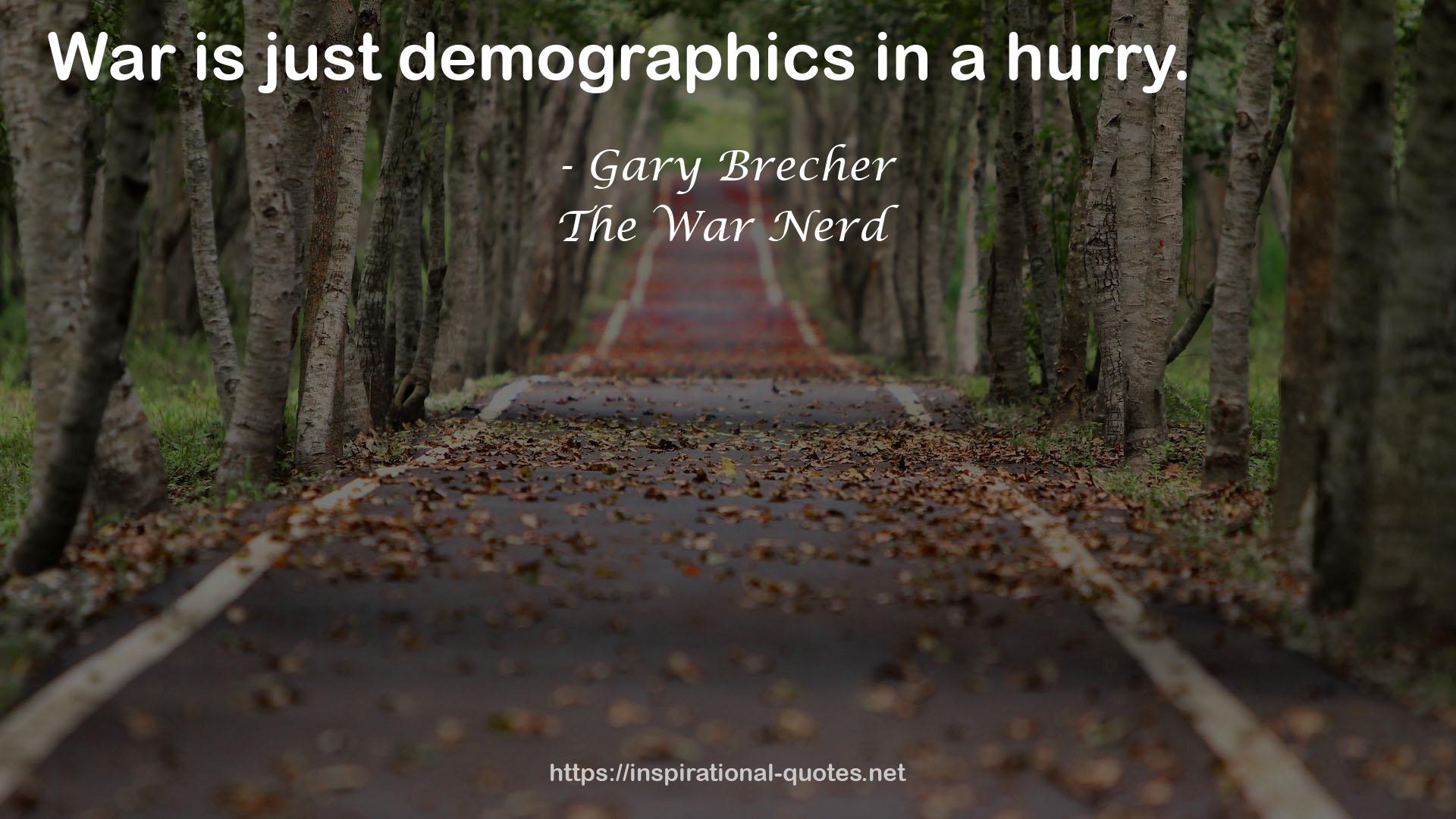 demographics  QUOTES