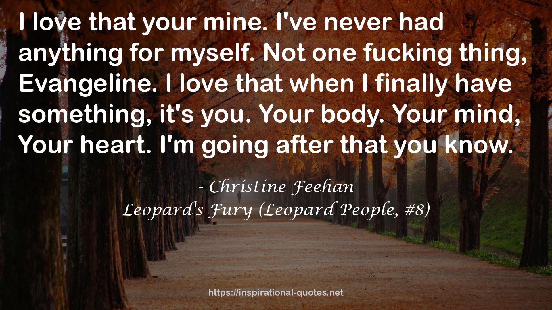 Leopard's Fury (Leopard People, #8) QUOTES