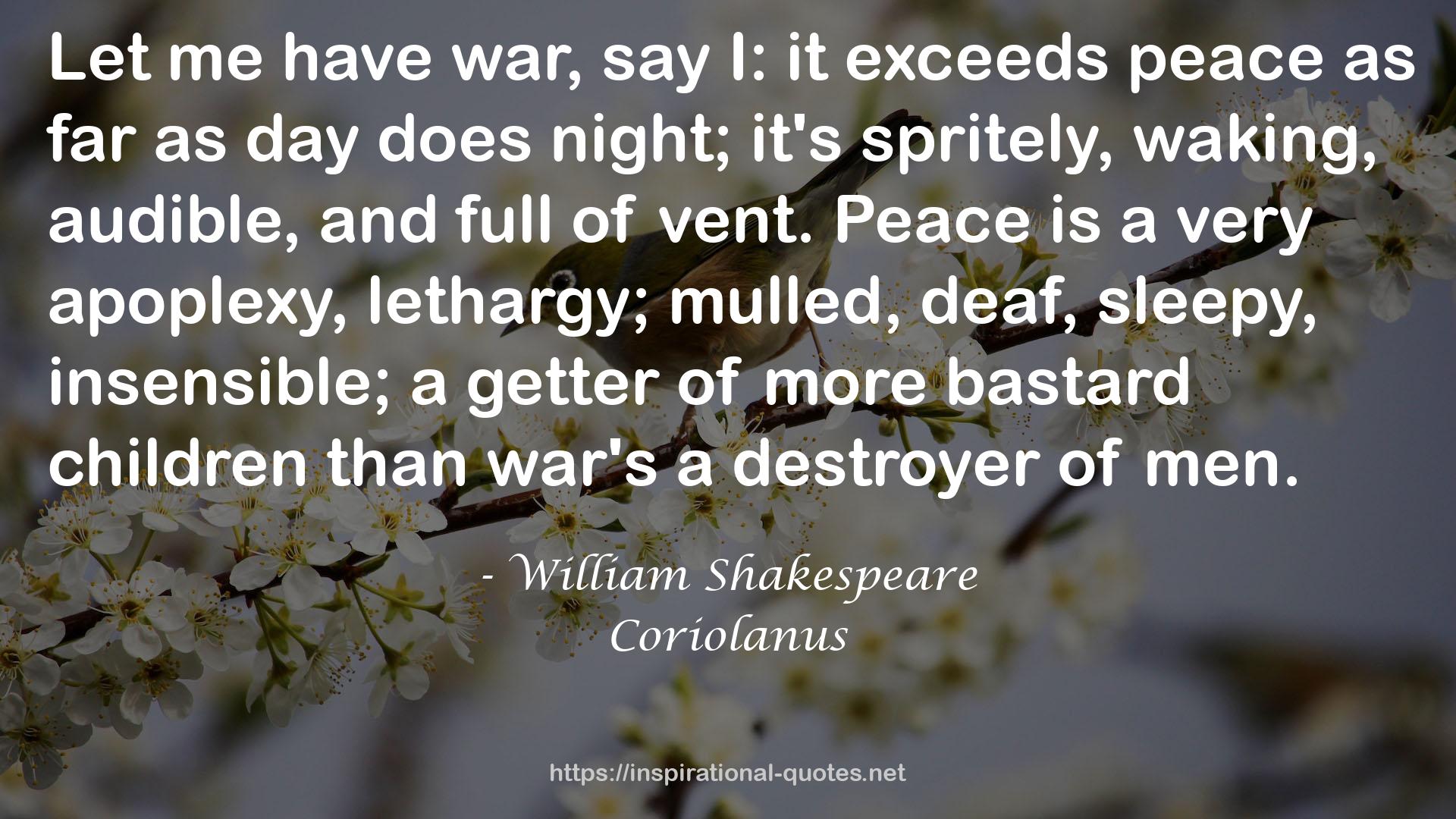 war's a destroyer  QUOTES