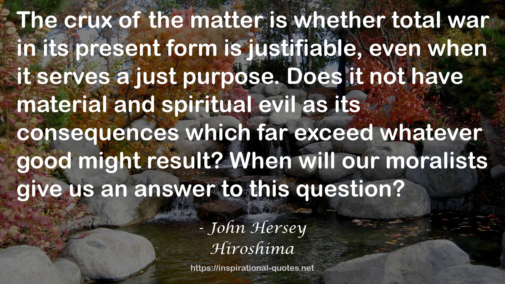 John Hersey QUOTES