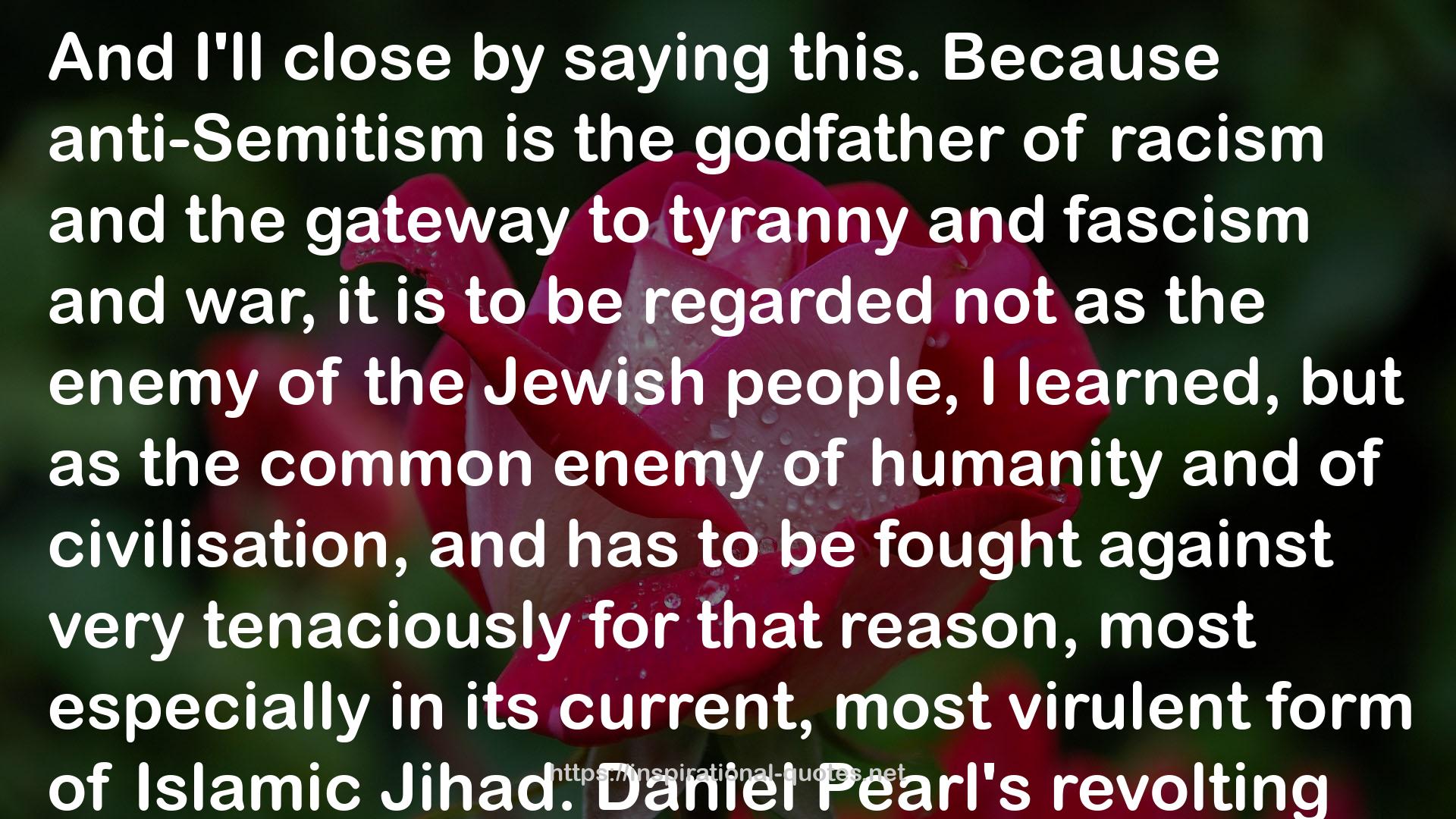 Daniel Pearl's  QUOTES