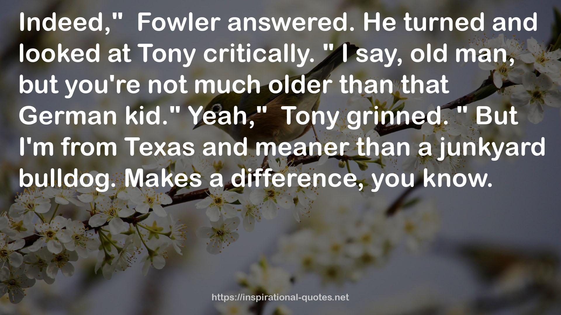 Fowler  QUOTES