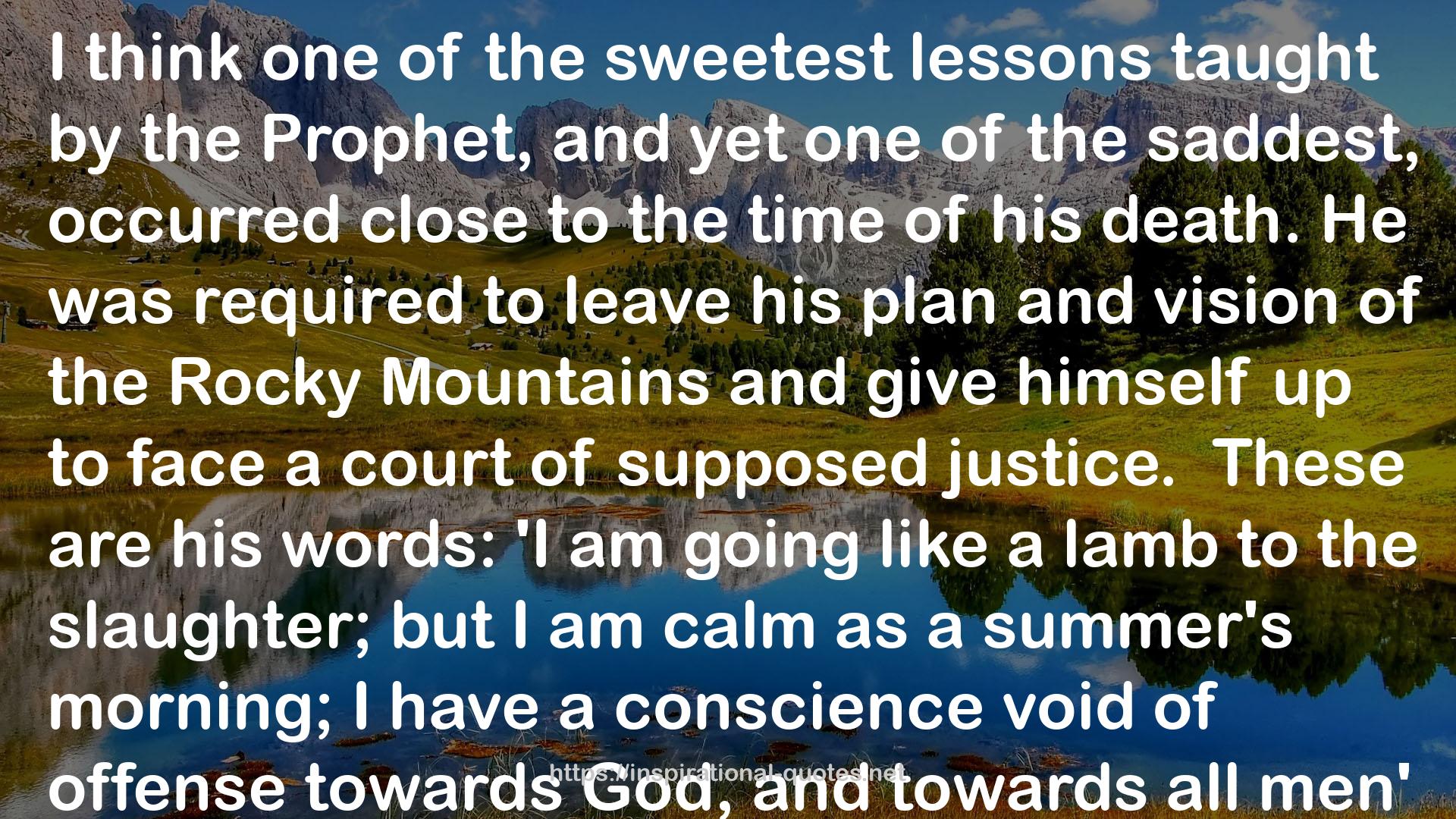 Prophet Joseph Smith  QUOTES