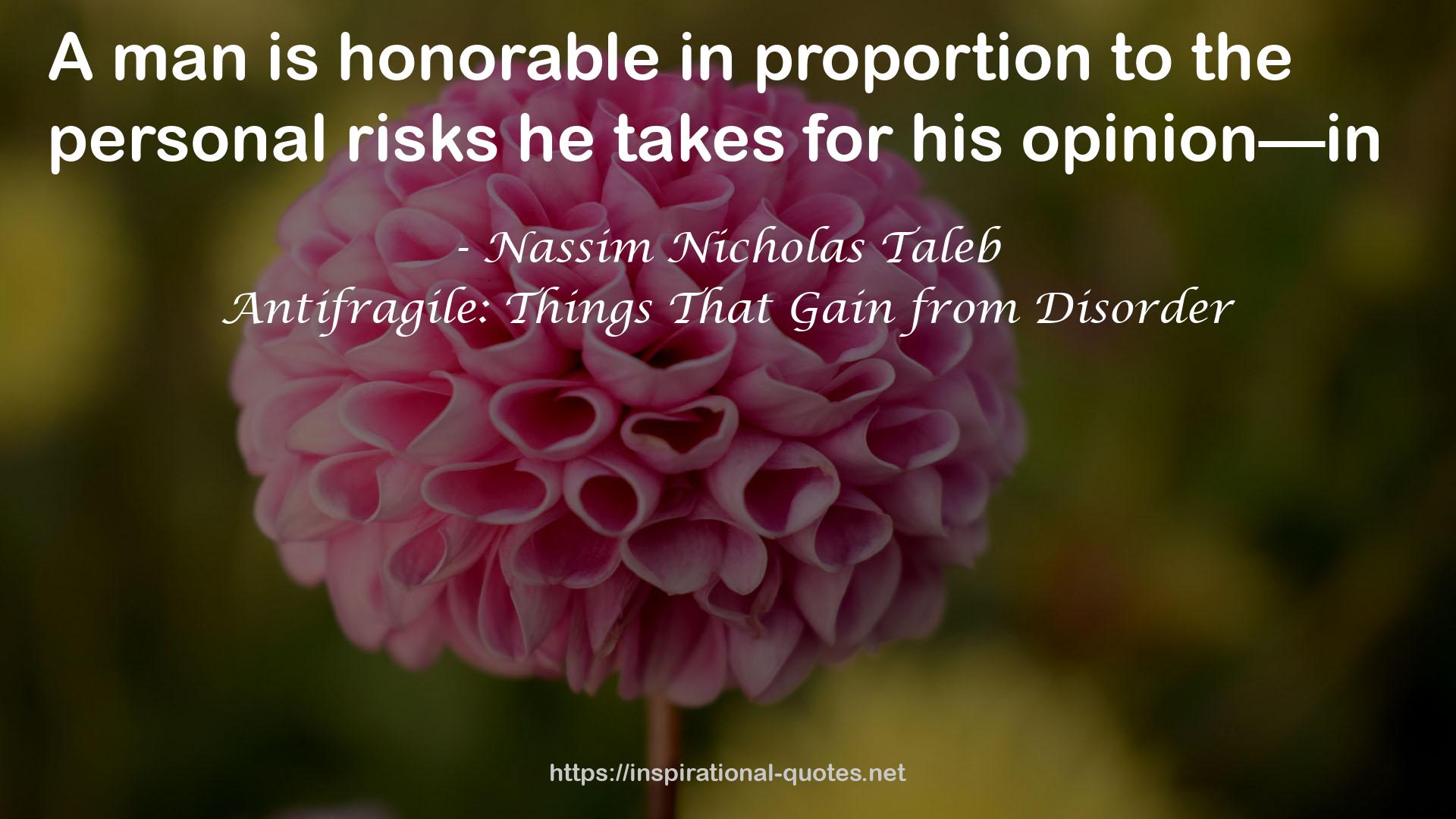 Antifragile: Things That Gain from Disorder QUOTES