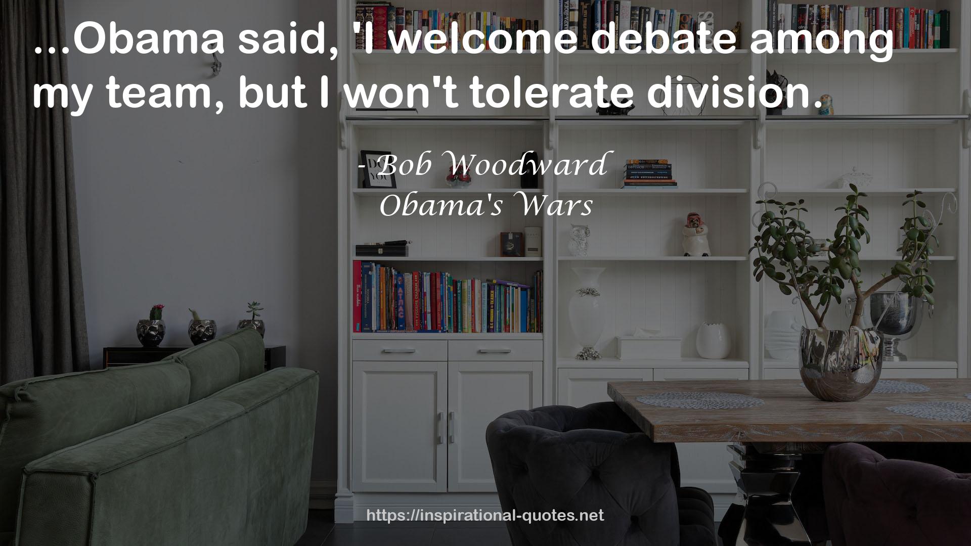 Obama's Wars QUOTES