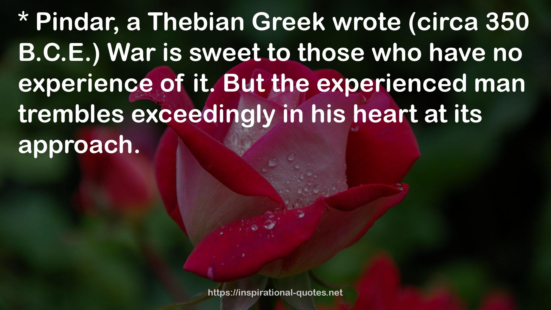 a Thebian Greek  QUOTES