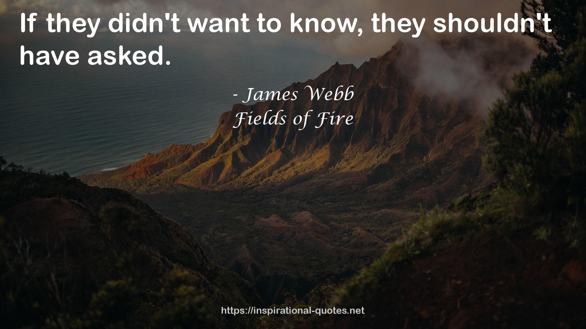 Fields of Fire QUOTES