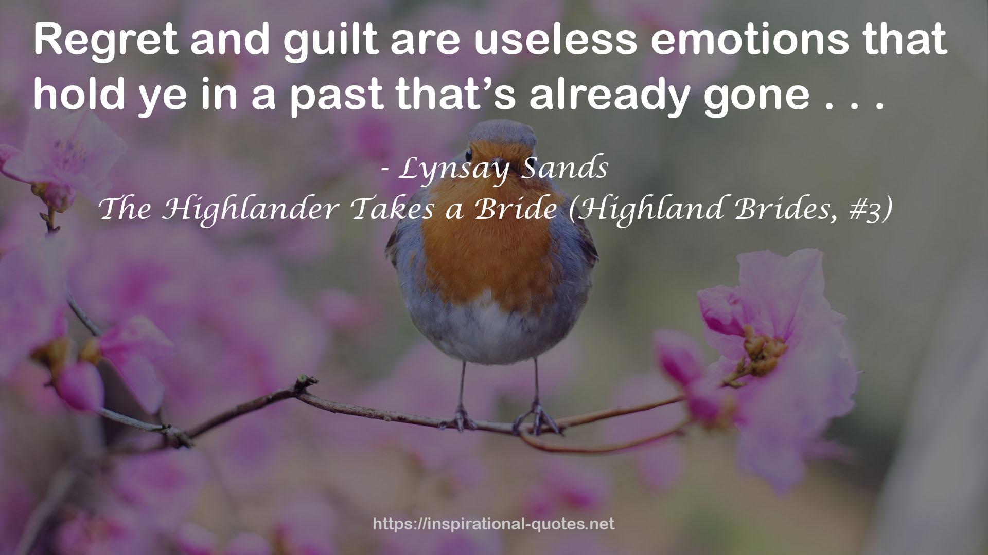 The Highlander Takes a Bride (Highland Brides, #3) QUOTES