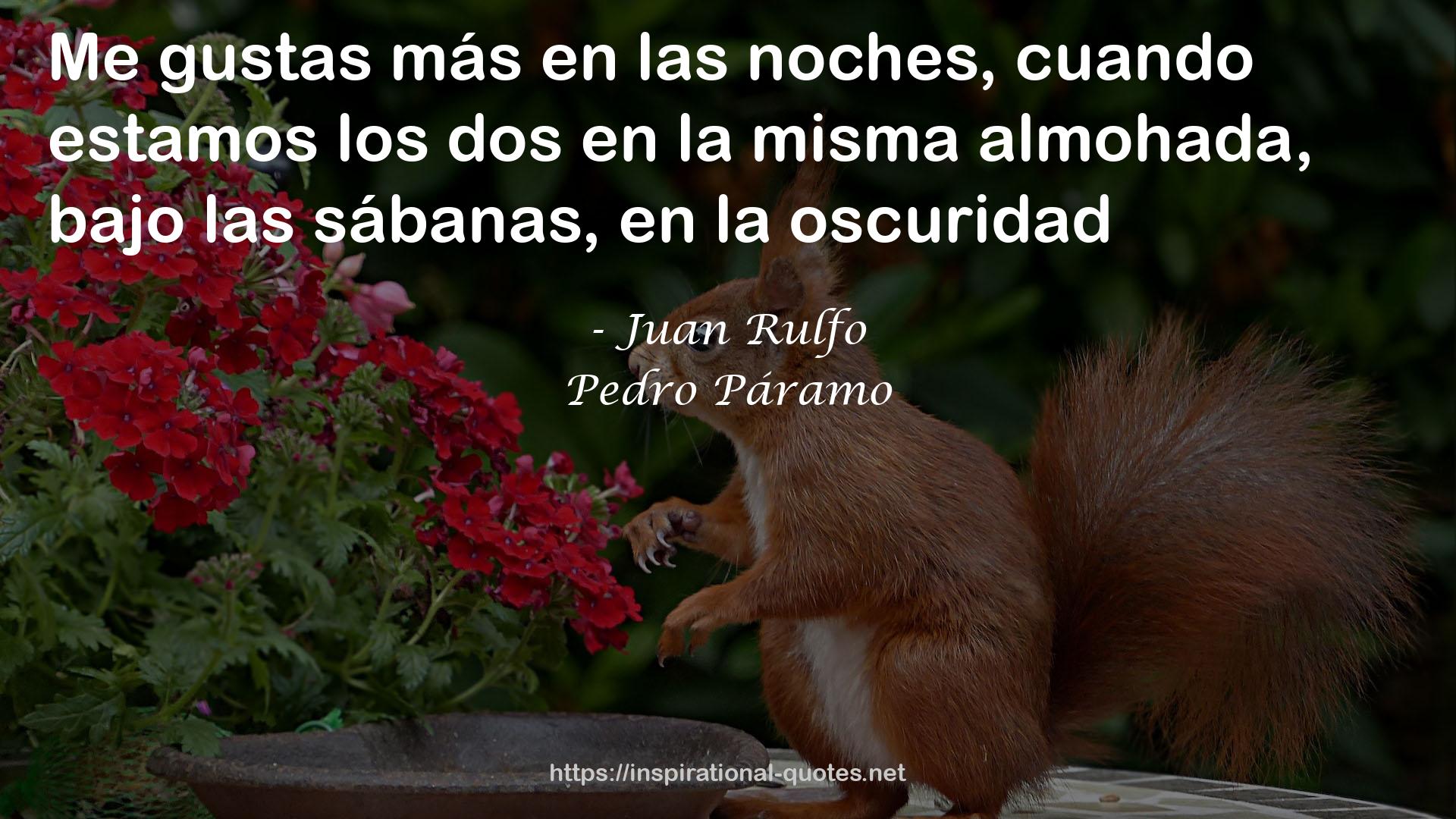 Pedro Páramo QUOTES