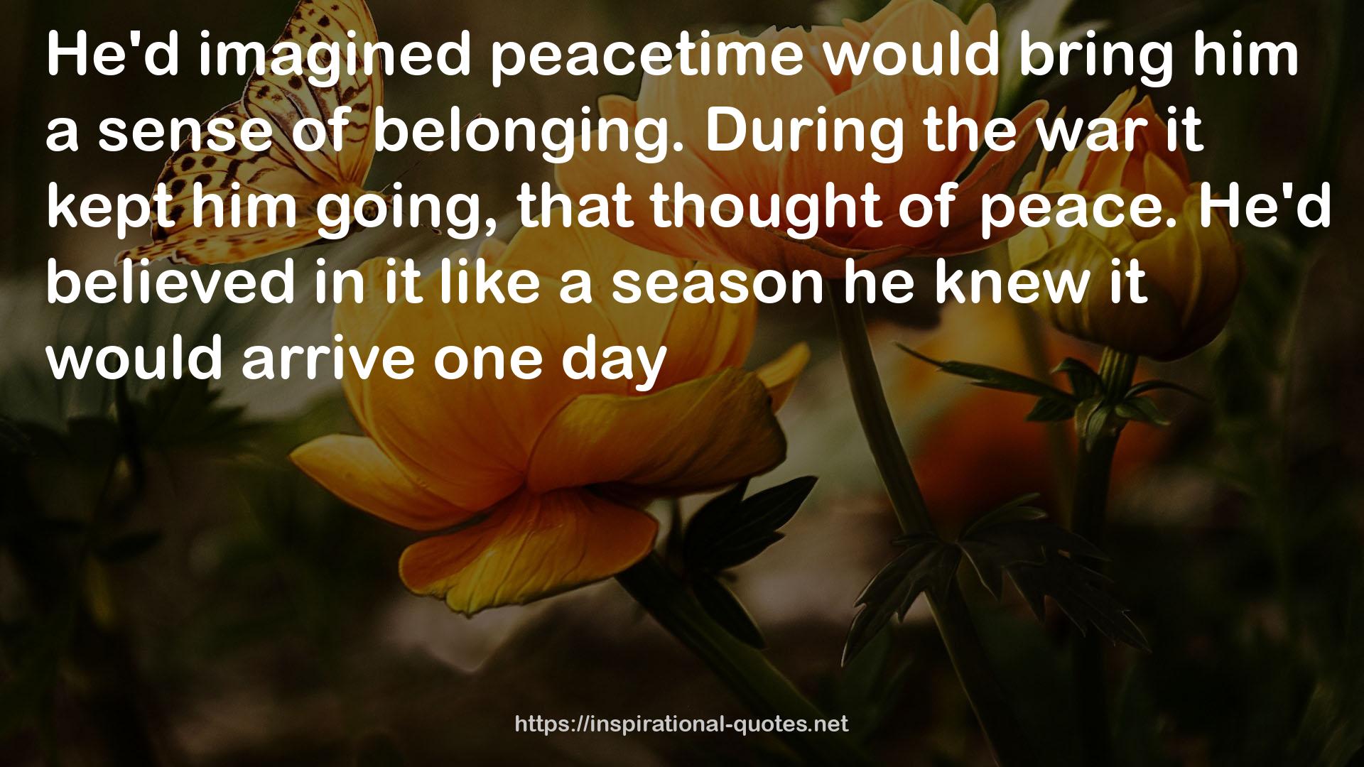 peacetime  QUOTES