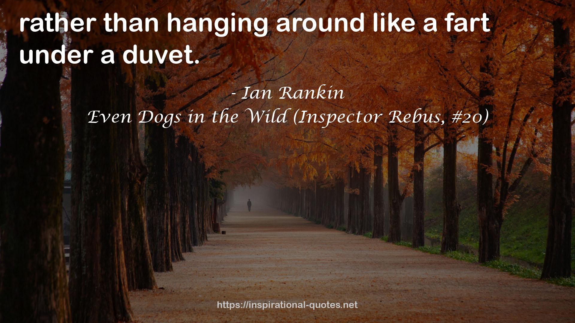Even Dogs in the Wild (Inspector Rebus, #20) QUOTES