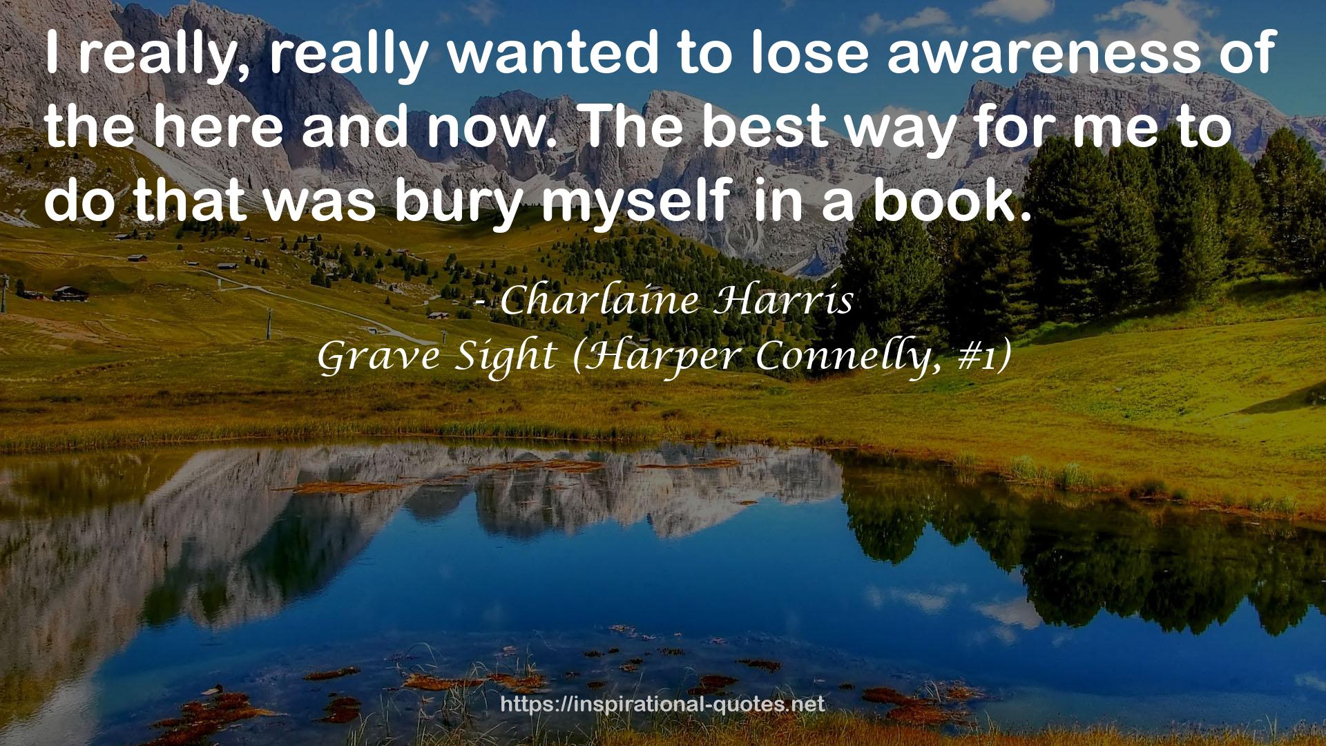 Grave Sight (Harper Connelly, #1) QUOTES