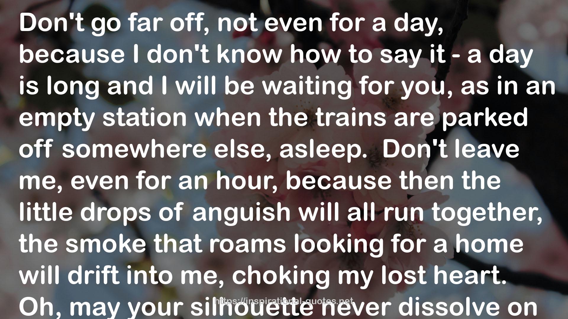 the trains  QUOTES