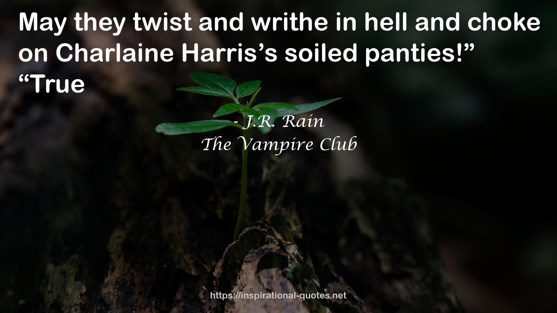 The Vampire Club QUOTES