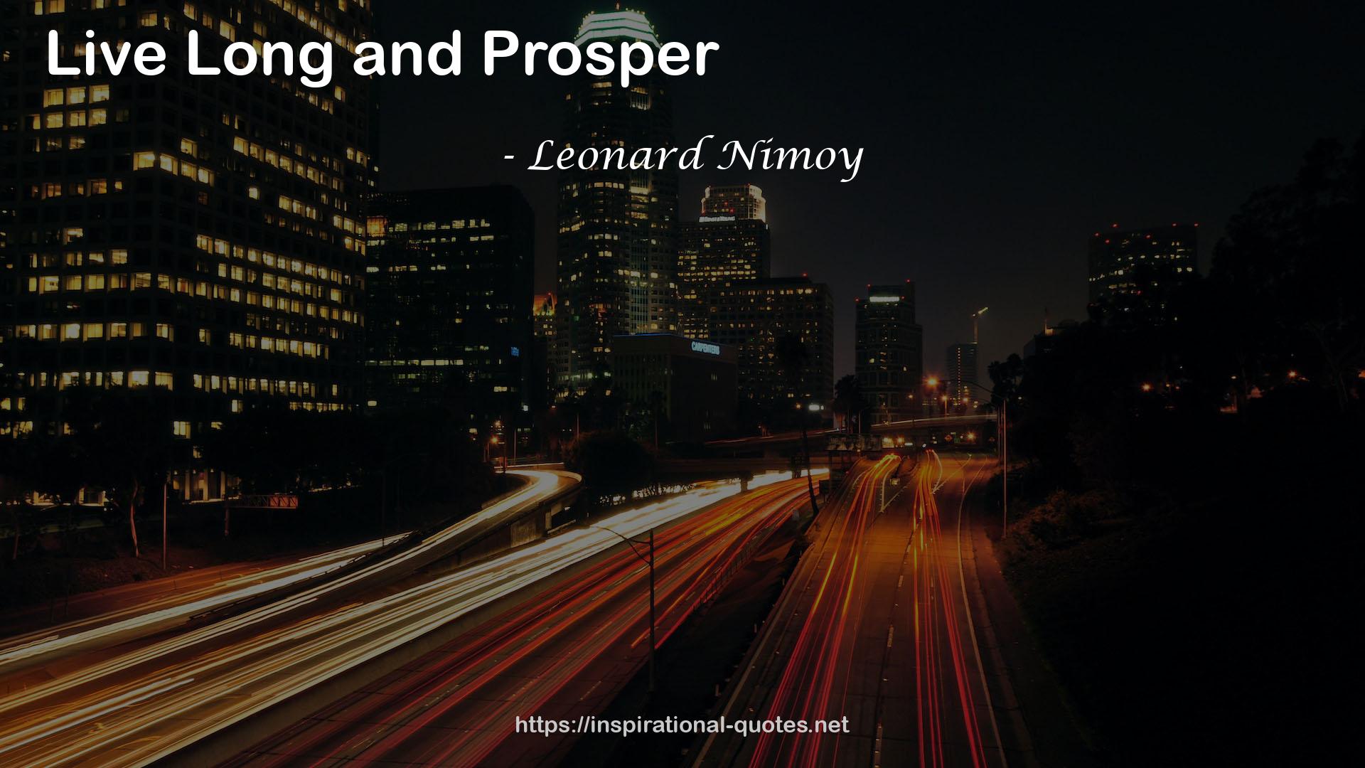 Leonard Nimoy QUOTES